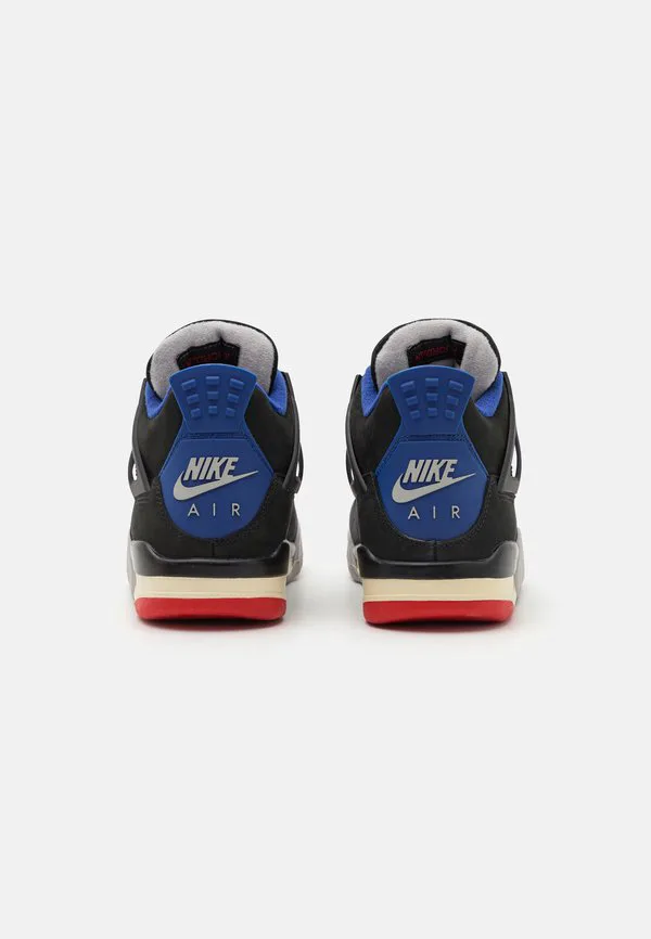 Кроссовки air jordan 4 retro унисекс Jordan, Black/Fire Red/Deep Royal Blue/Dark Smoke Grey/Tech Grey — фото 3