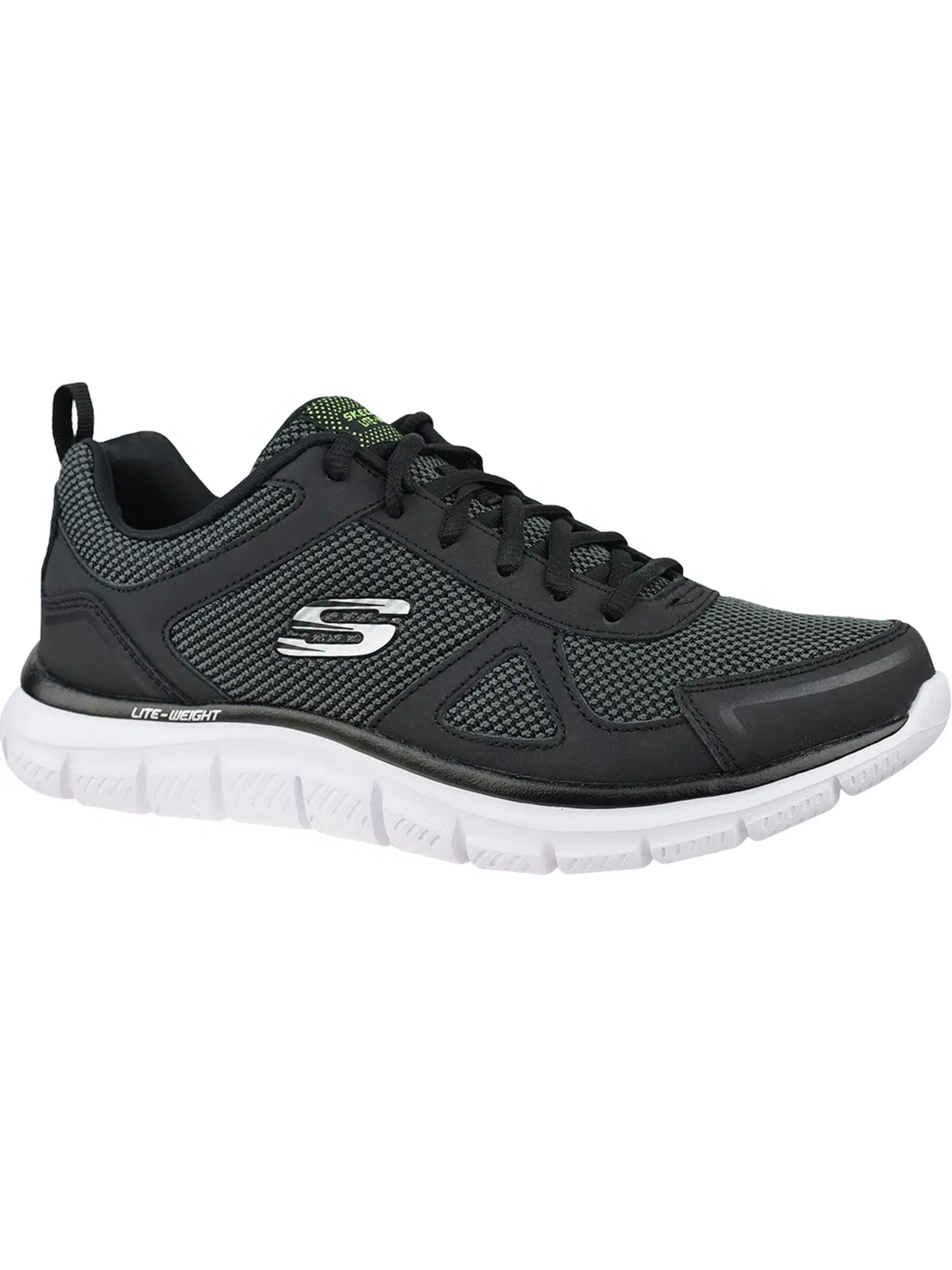 Слипоны 'Track - Bucolo' Skechers, Mottled Black — фото 2
