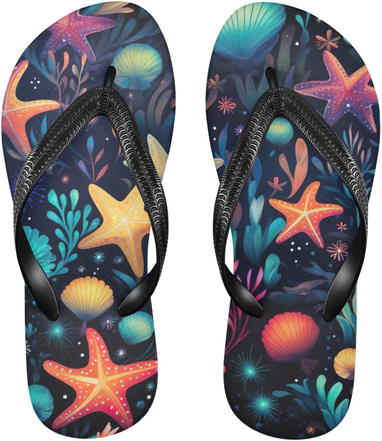 

Шлепанцы Starfish для пляжа, летние повседневные сандалии для женщин и мужчин, обувь для душа, размер XS Kfbe