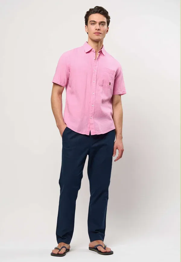 Рубашка Umflori U.S. Polo Assn., призматический розовый — фото 2