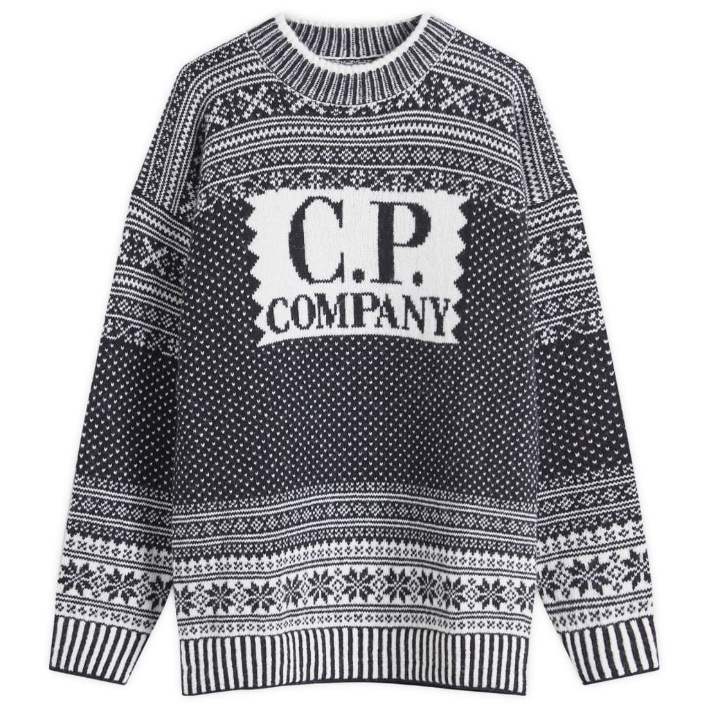 

Вязаный свитер из ягнячьей шерсти C.P. Company, мультиколор