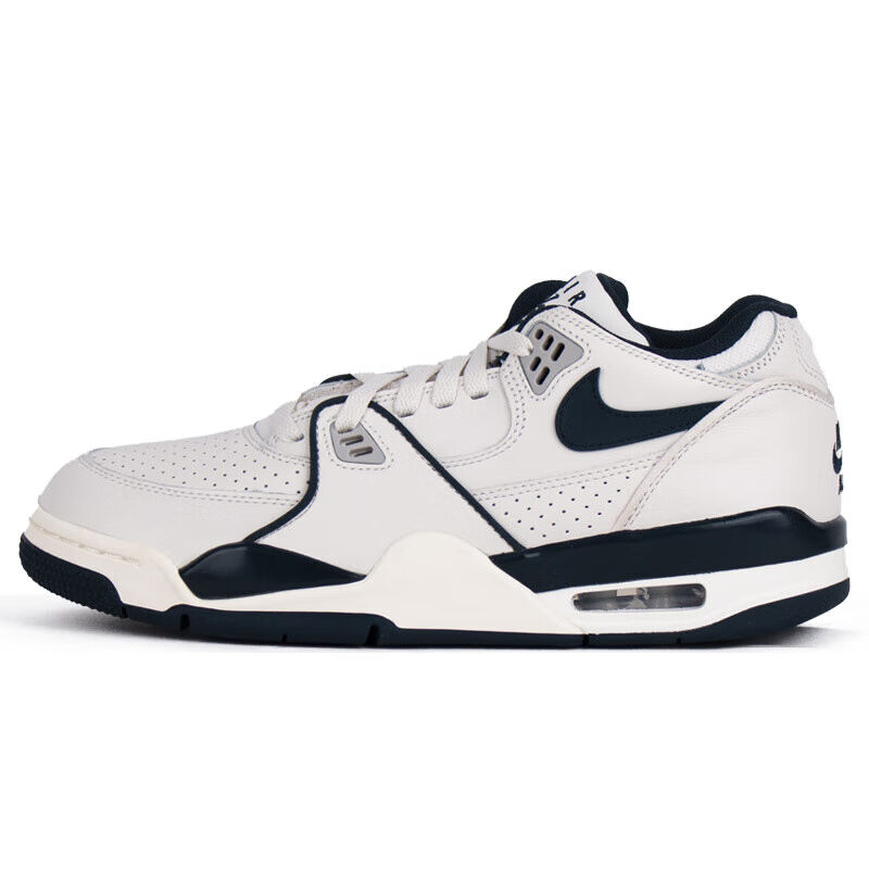 

Nike Air Flight '89 Low Sail Armory Navy Белый Синий