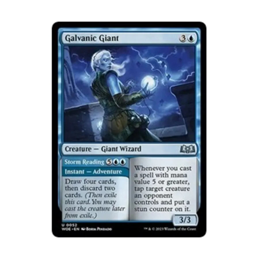

CCG Гальванический гигант (U), MTG - Wilds of Eldraine