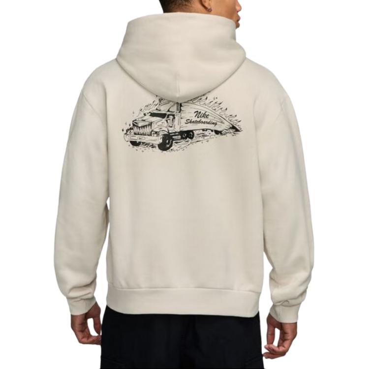 Толстовка Sb Skate Fleece Nike, бежевый — фото 4