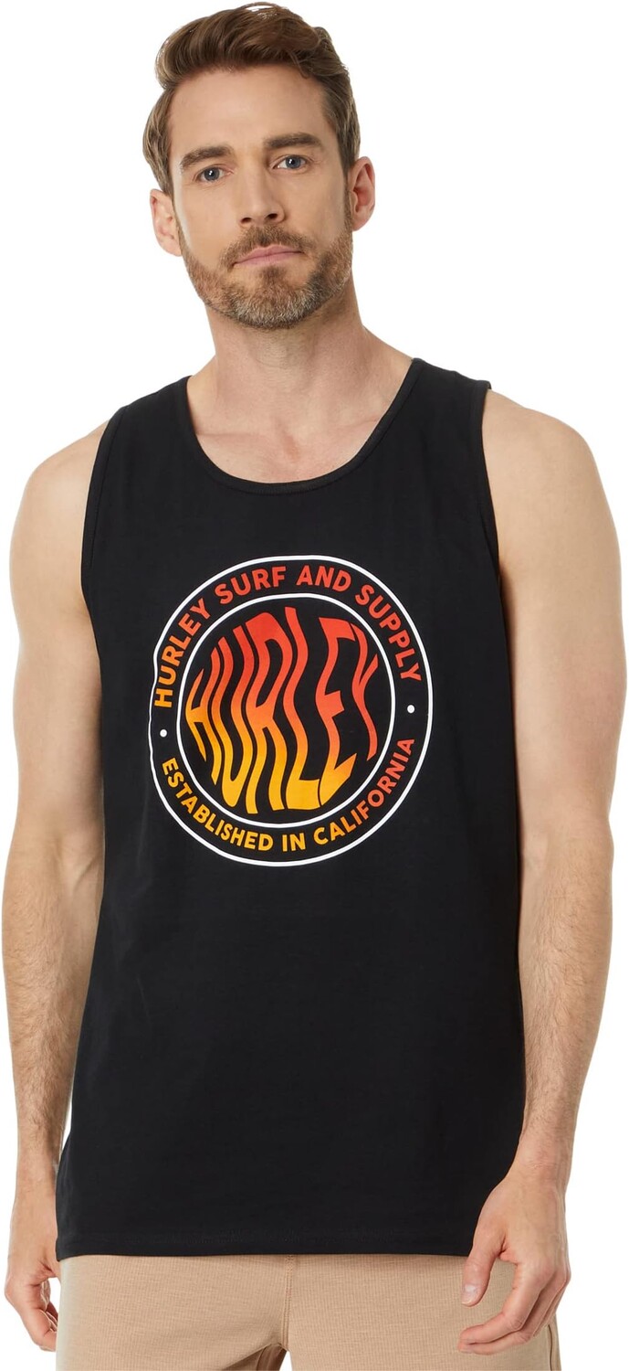 

Топ Hurley Dot Com Tank, черный