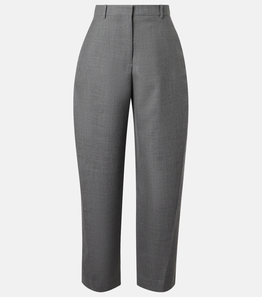 

Широкие брюки из шерсти-кокона Givenchy, Medium Grey