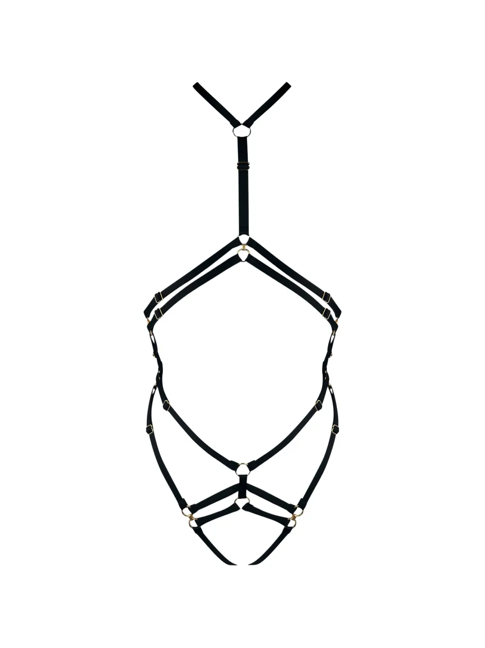 

Боди с кольцевой шлейкой Melusina Bordelle, черный