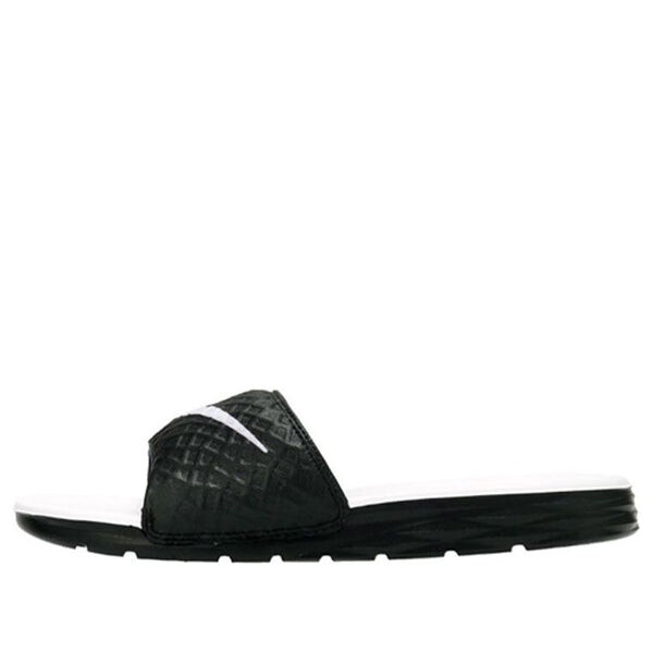 Тапочки benassi solarsoft 'black' Nike, черный