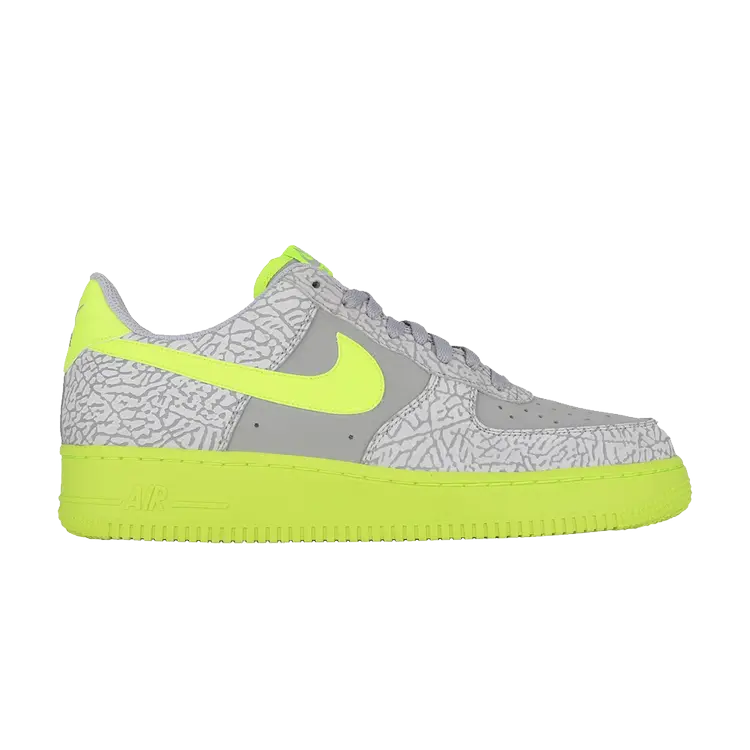 

Кроссовки Nike Air Force 1 Low 'Elephant Volt', серый