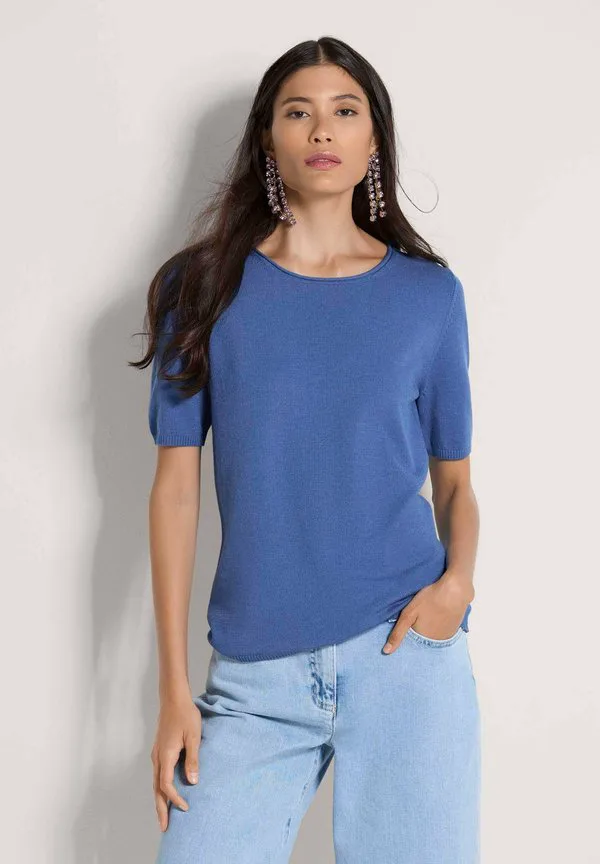 

Простая футболка Madeleine, Azure Blue Melange, Синий, Простая футболка Madeleine, Azure Blue Melange