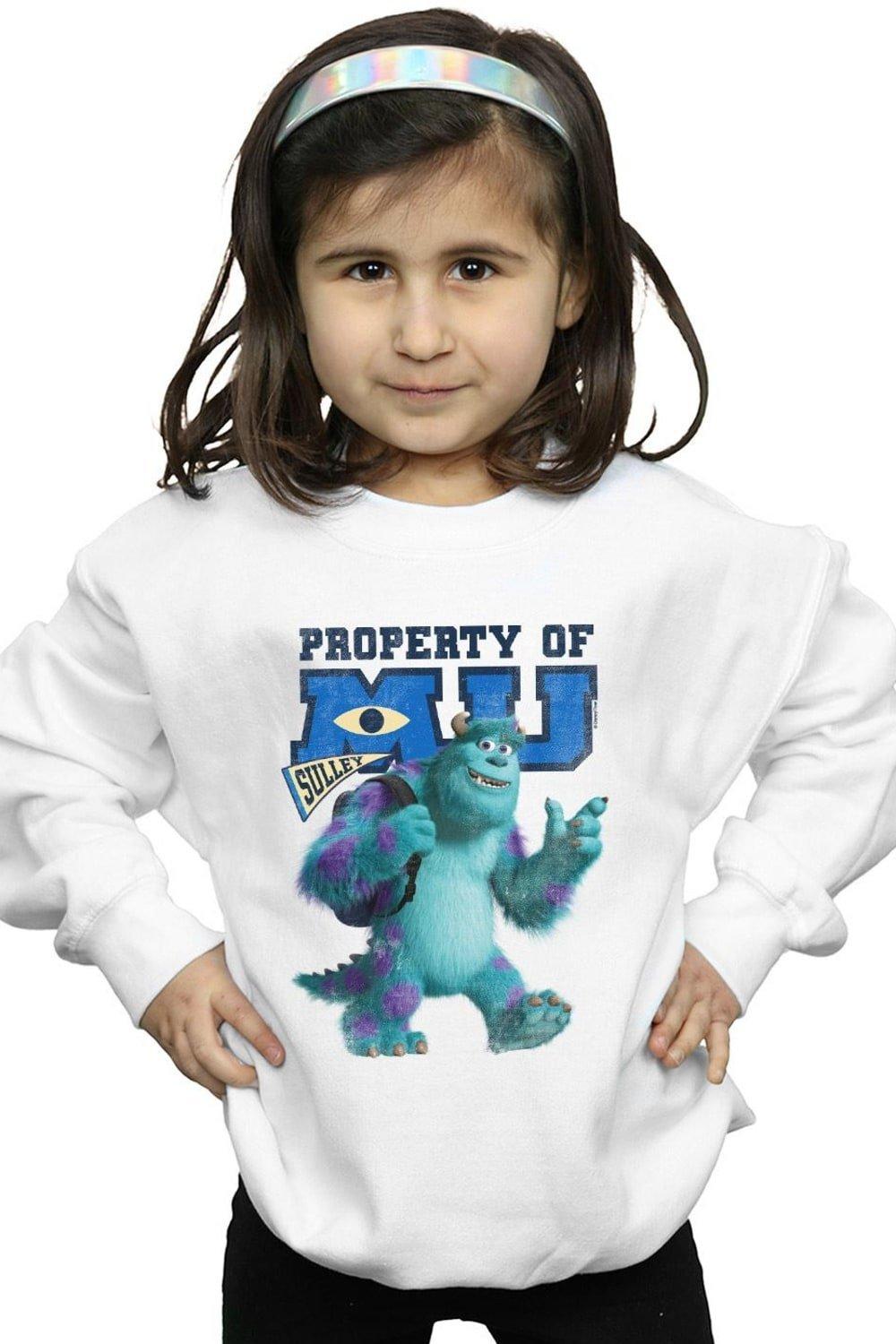 

Толстовка Sulley University of Monsters Property Of MU Disney, белый