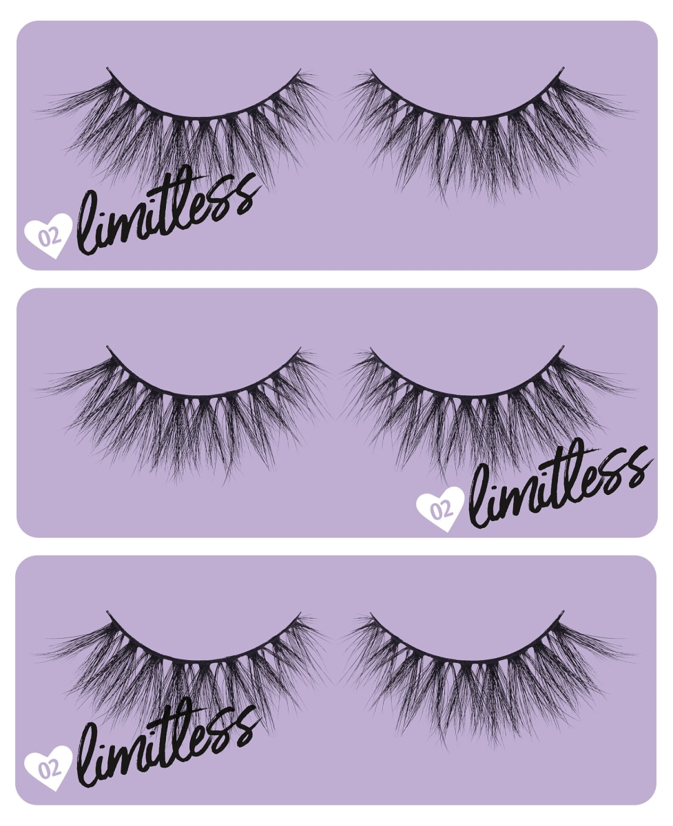 

Накладные ресницы My Lashes Are Limitless (3 пары) 6 шт. essence