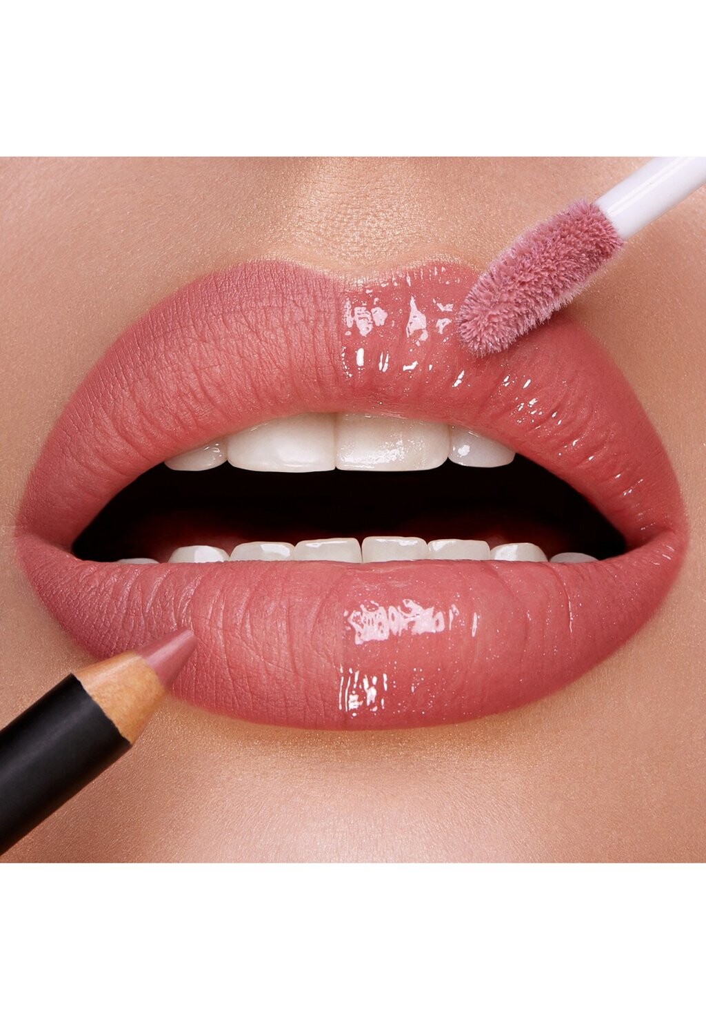 Блеск для губ 3D HYDRA LIPGLOSS KIKO Milano, цвет 32 Pearly Natural Rose — фото 2