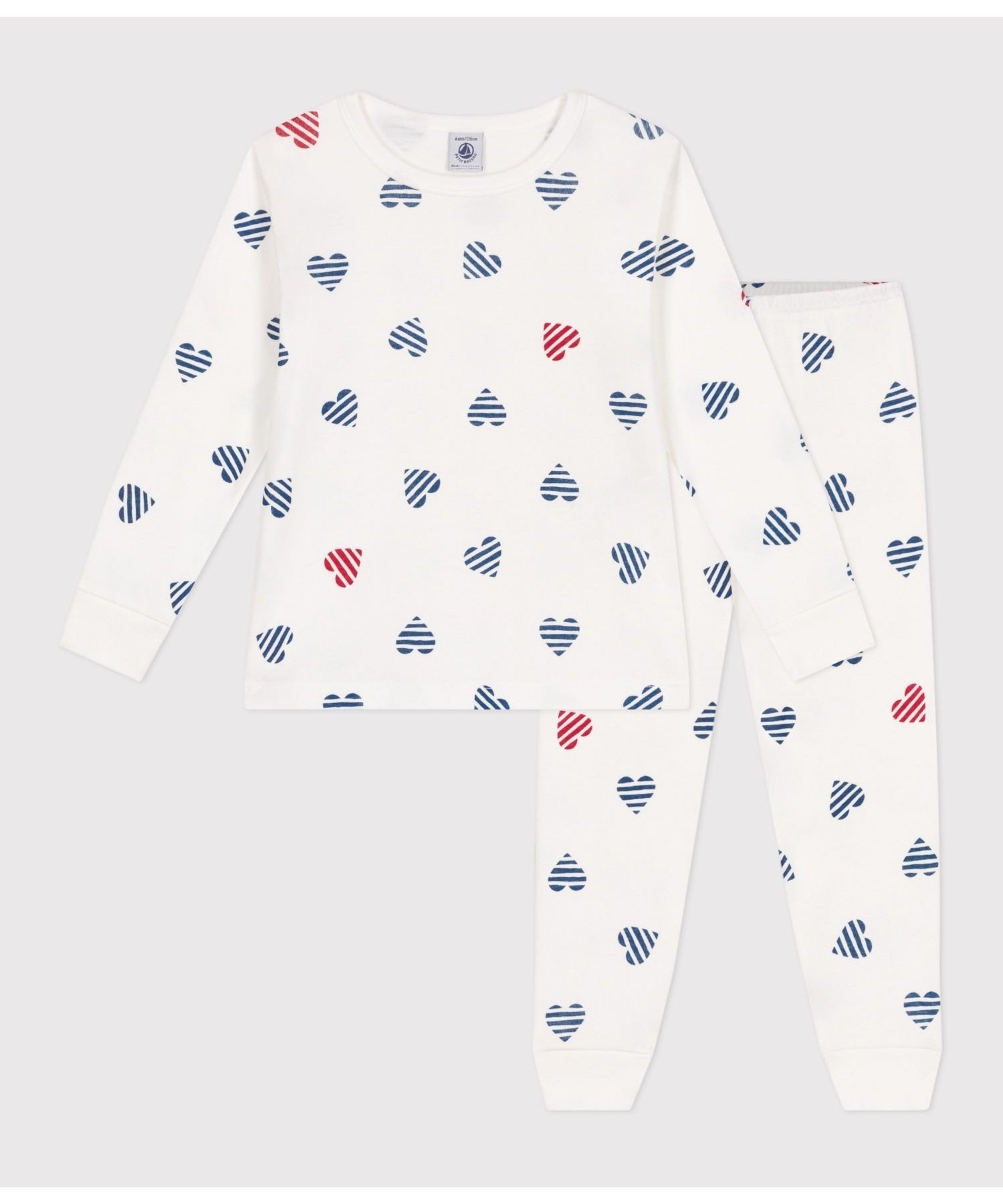 Пижама PETIT BATEAU, Off-white/multicolor — фото 4