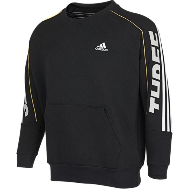 

Свитшот черный детский для возраста 3-7 лет Adidas