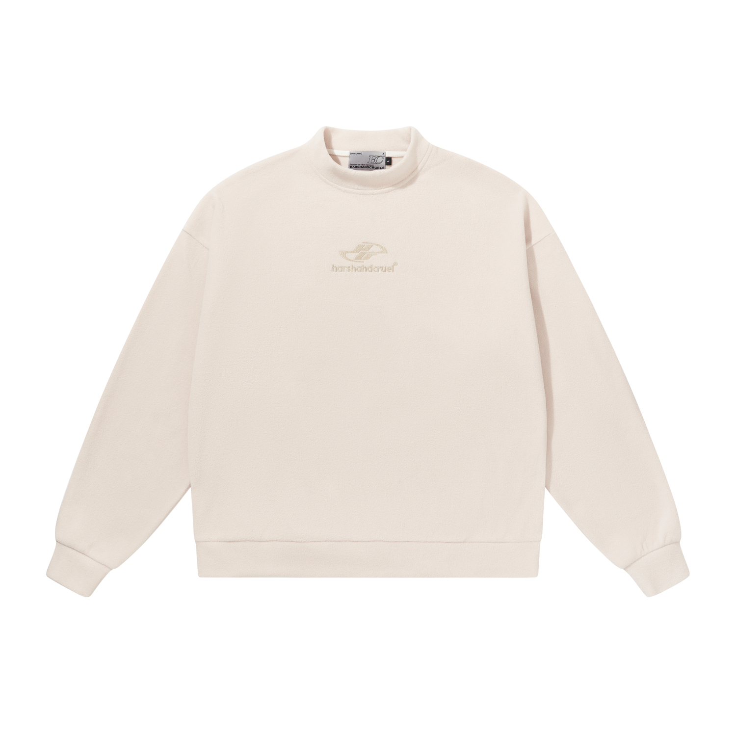 

Унисекс свитшот HARSH AND CRUEL, светло-серый