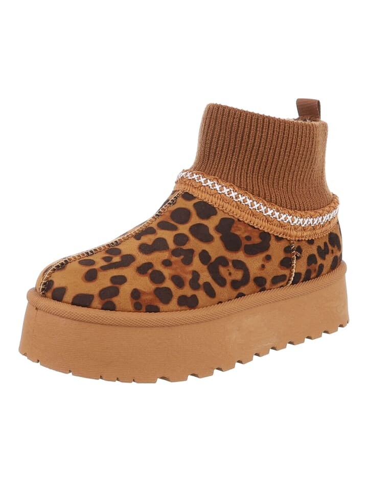 Ботильоны Ital-Design High Heel, цвет Braun und Camel