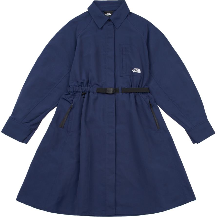 

Женское платье с длинным рукавом цвета морской волны THE NORTH FACE