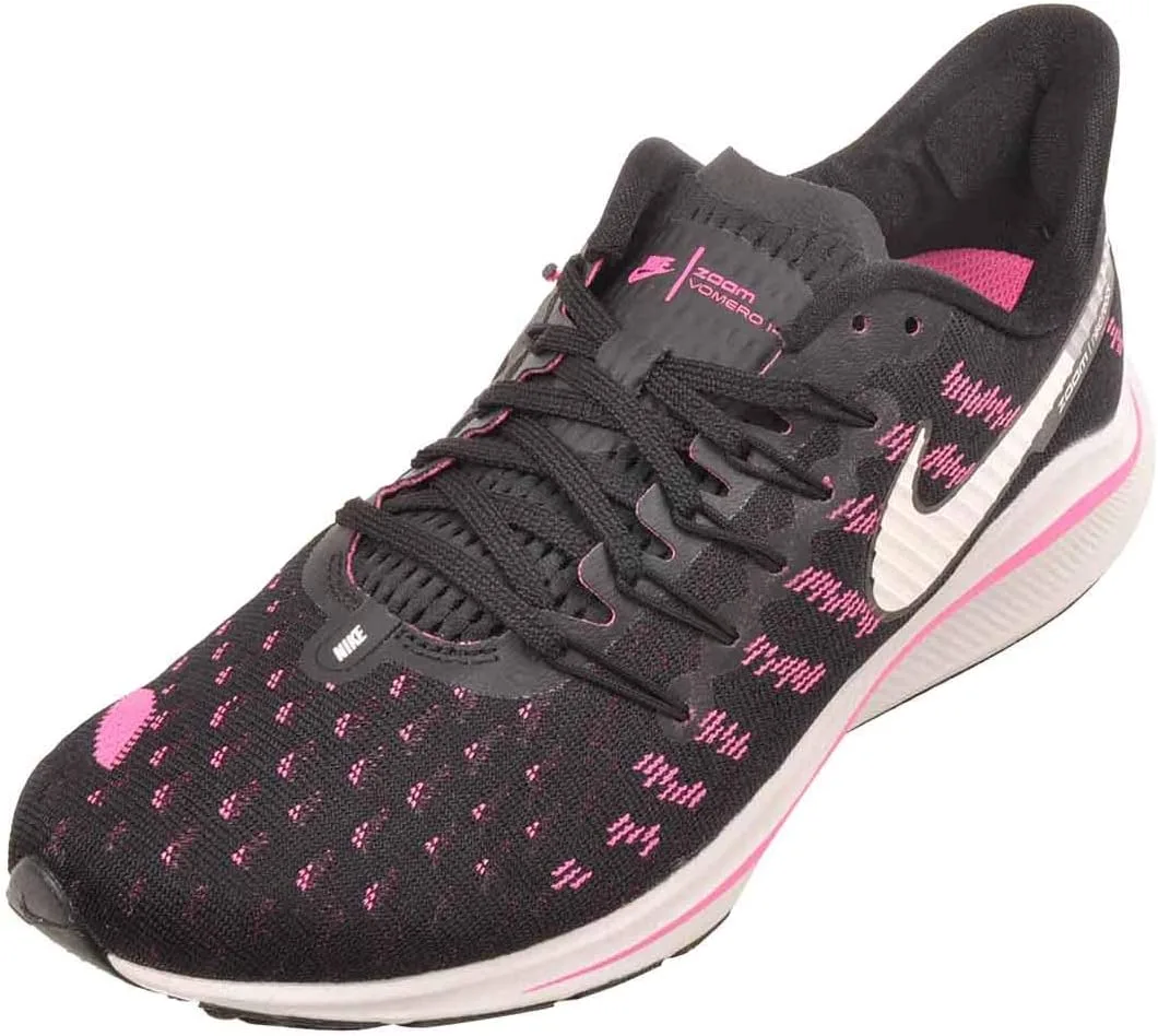 Мужские беговые кроссовки Nike Air Zoom Vomero 14, черный/розовый — фото 2