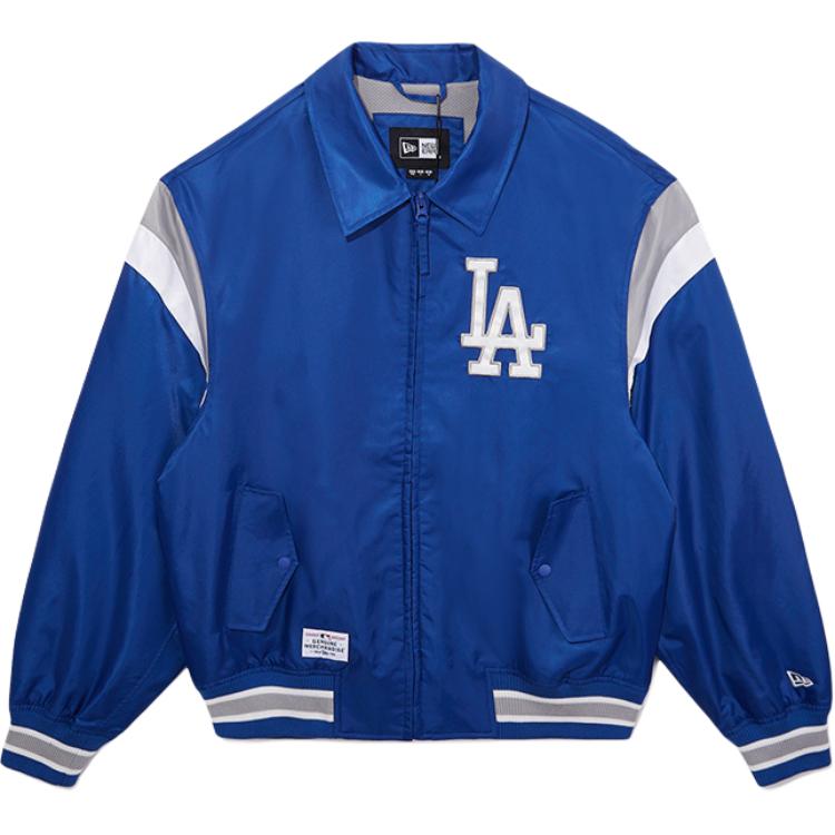 

New Era Бейсбольная куртка унисекс синяя, Blue