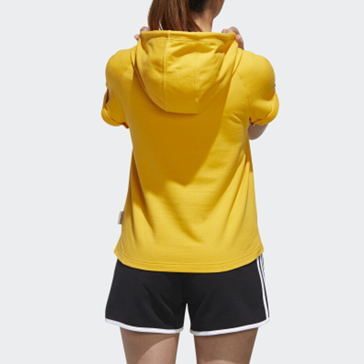 Футболка женская желтая Adidas Neo — фото 4