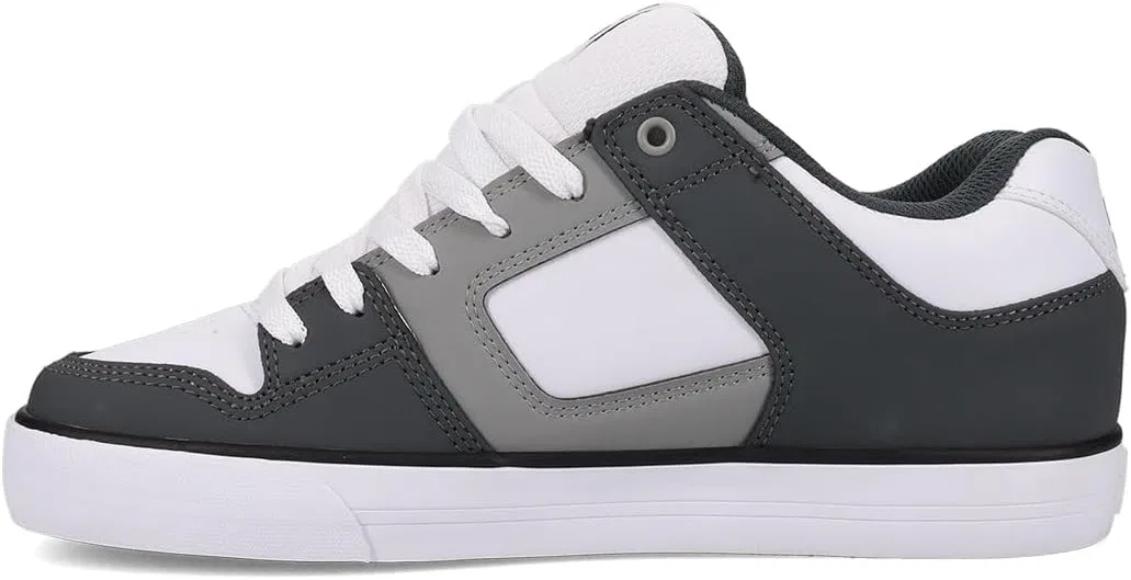 Мужские кроссовки DC Pure Slim для скейтбординга DC Shoes, Grey / White — фото 3
