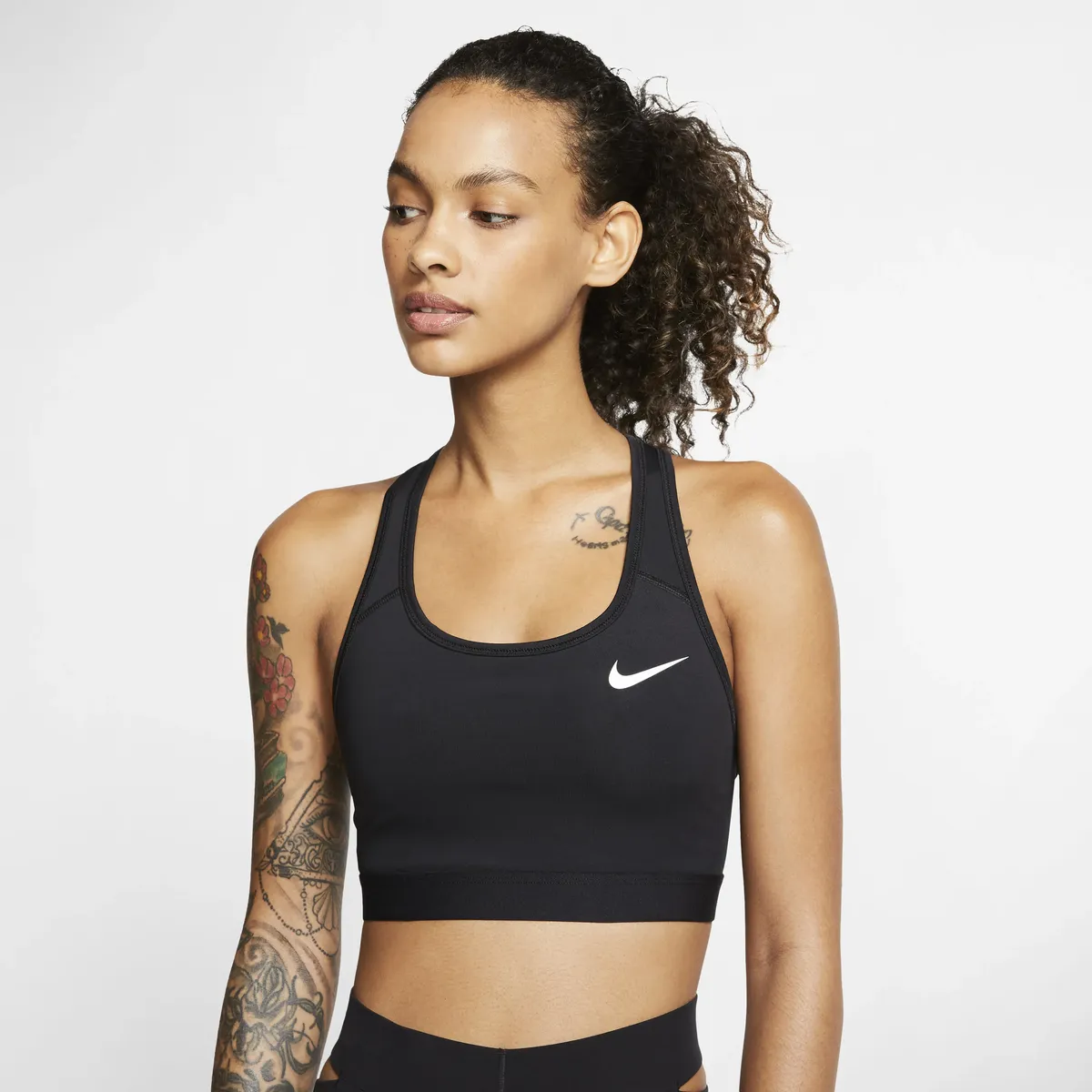 

Спортивный бюстгальтер Найк Nike, черный