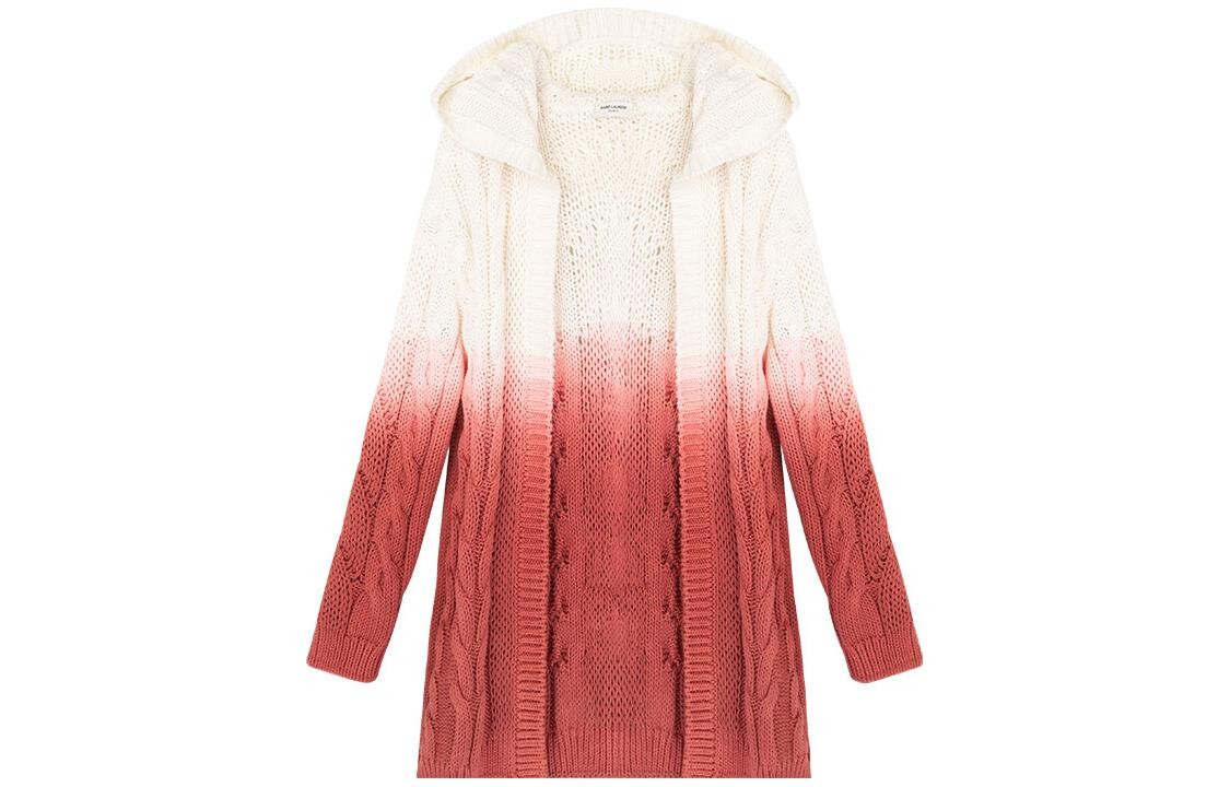 

Кардиган женский Saint Laurent, белый / розовый