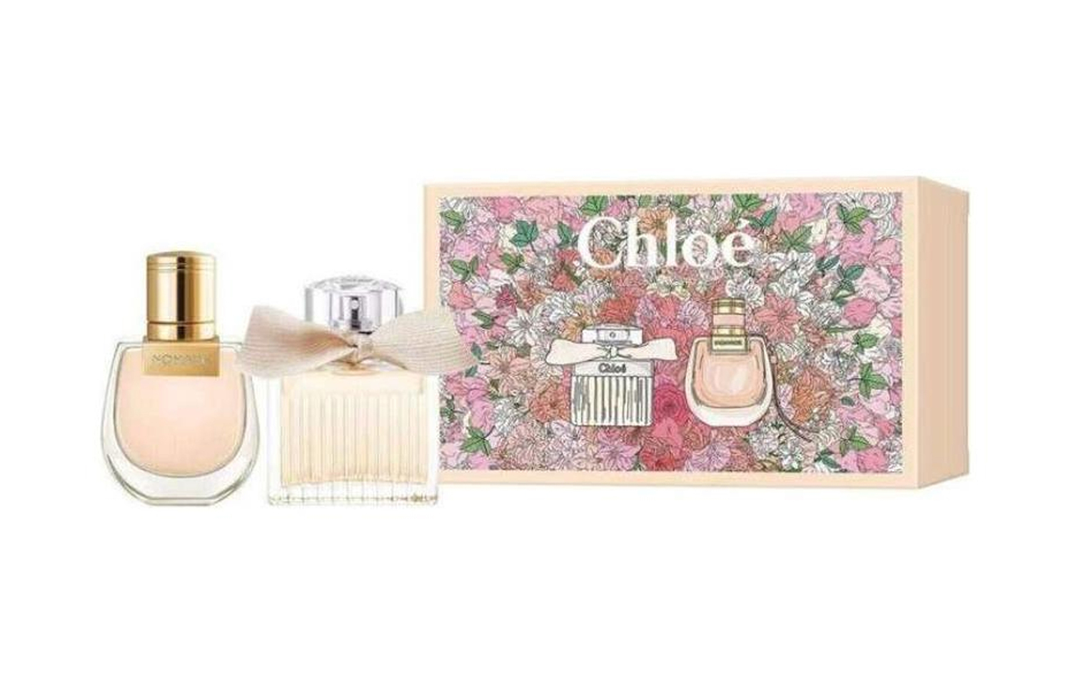 Набор миниатюр духов chloe, мини-сумка-хобо piglet, два флакона eau de parfum edp по 20 мл Chloé — фото 3
