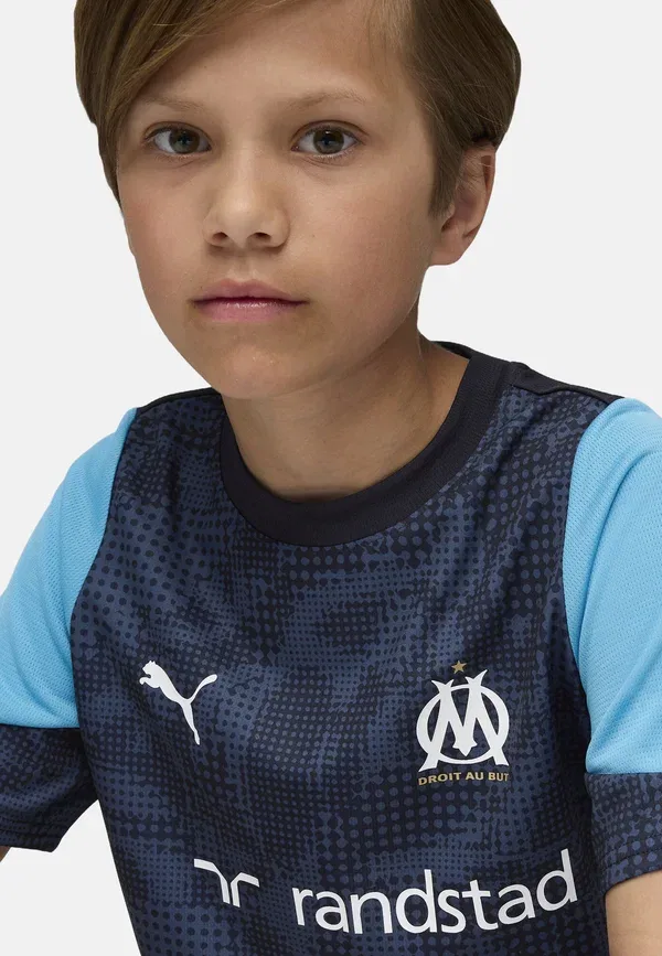 Футболка Puma Olympique de Marseille Club Wear, темно-синяя