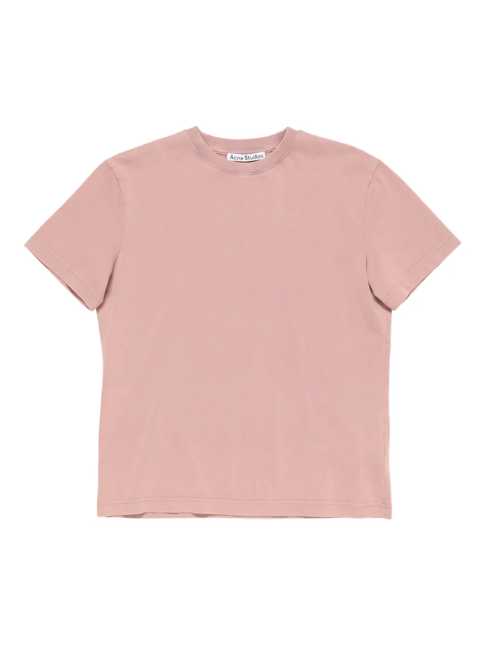 

Футболка с нашивкой-логотипом Acne Studios, розовый