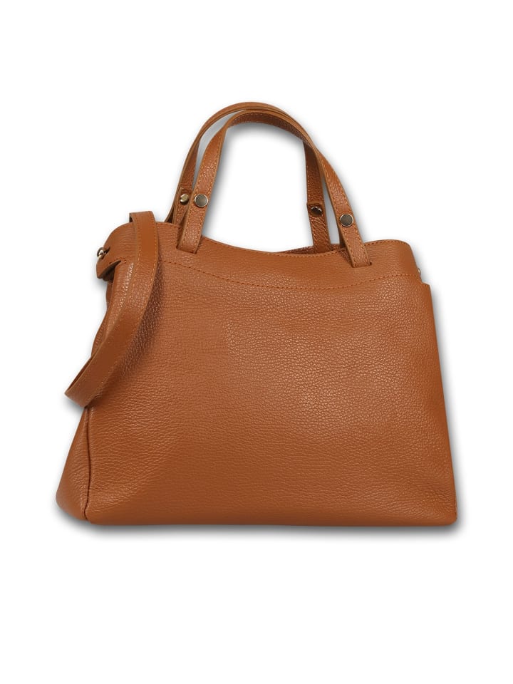 

Кожаная сумка Toscanto, светло-коричневая, примерно 31 см