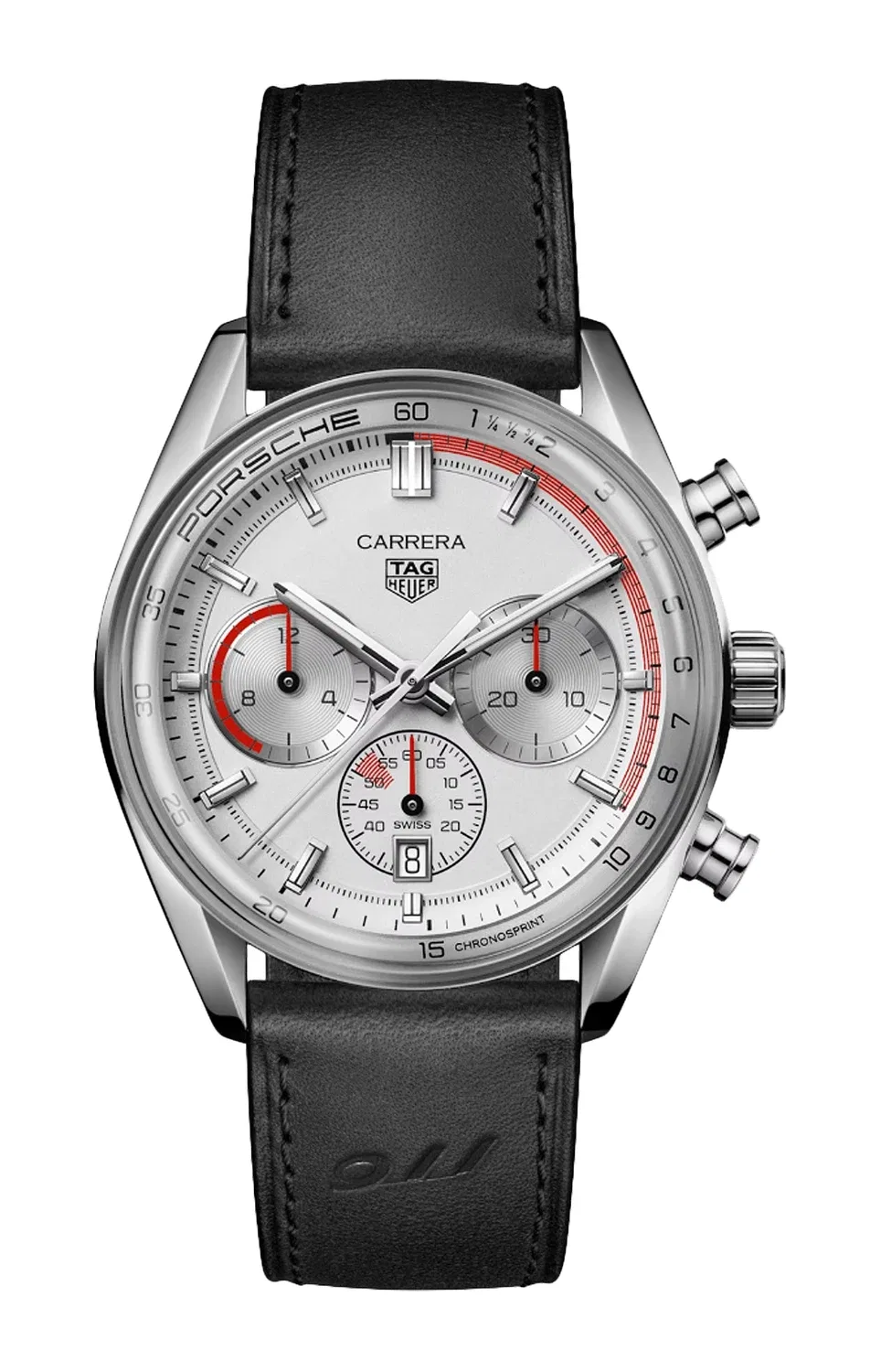TAG HEUER CARRERA CHRONOSPRINT X PORSCHE - СПЕЦИАЛЬНОЕ ИЗДАНИЕ - CBS2011.FC6529, черный