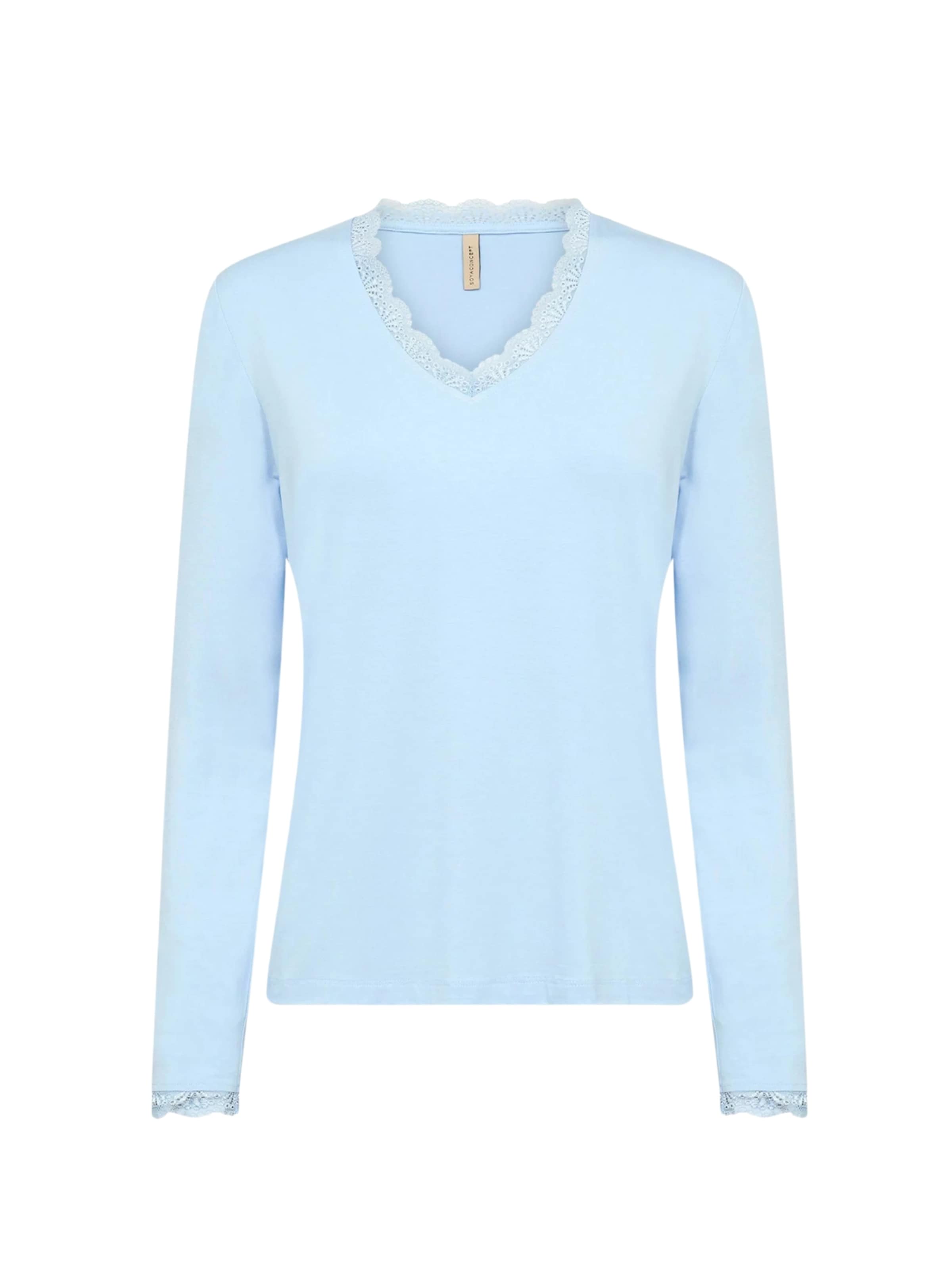 

Soyaconcept Лонгслив 'Marica' в светло-голубом цвете