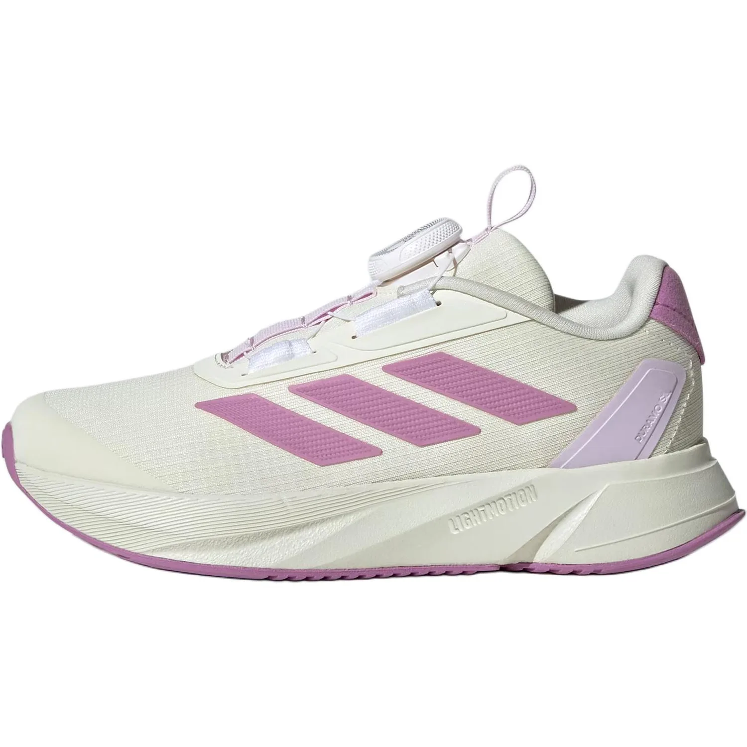 Adidas Детские кроссовки Duramo Sl Abrasion Resistant низкие белые с фиолетовым