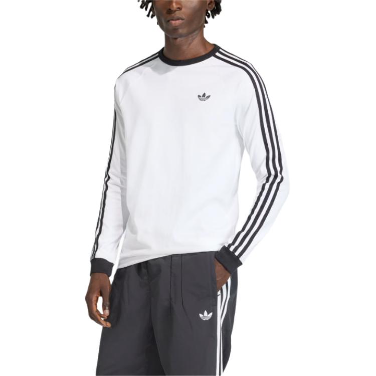 Футболка Three Stripes FW25 для мужчин Adidas Originals, белый — фото 3