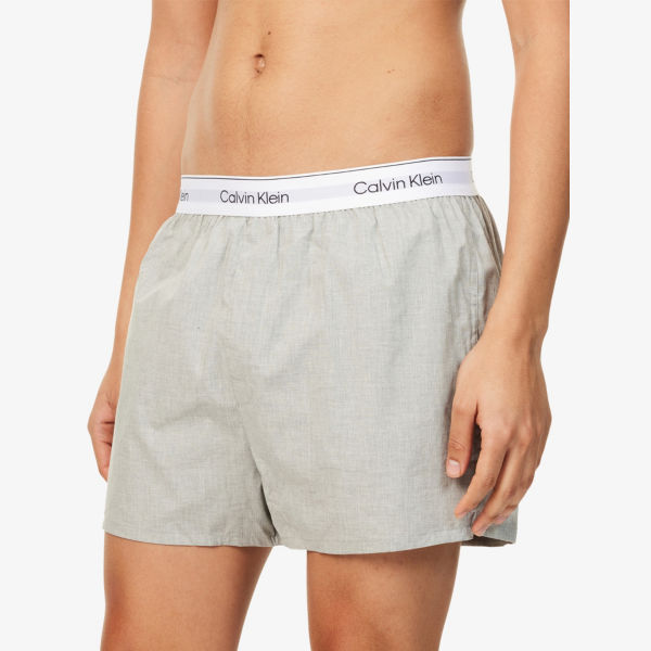 Набор трусов-боксеров Calvin Klein Icon из стрейч-хлопка 3 шт, черный — фото 4