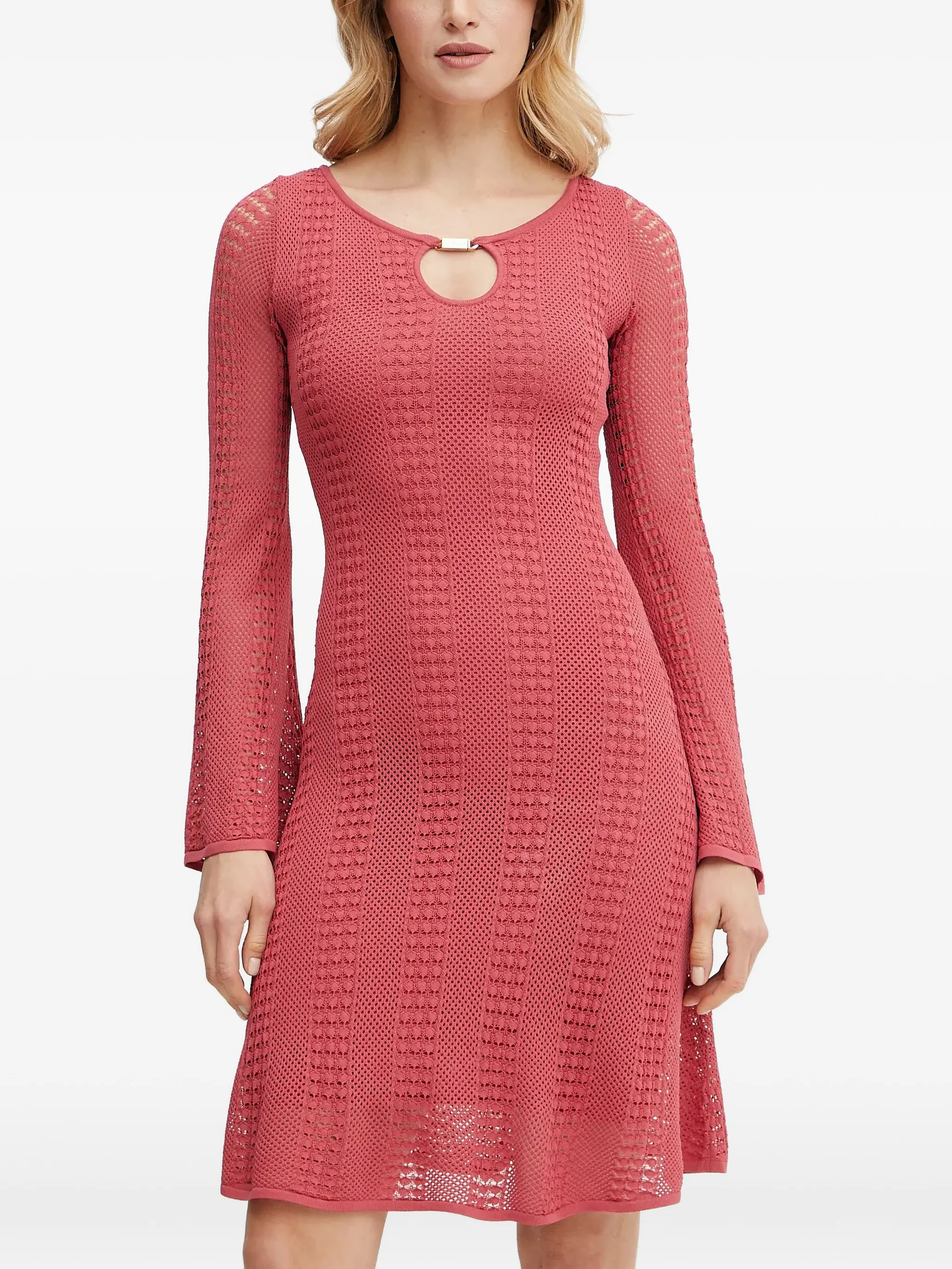 

Платье мини с длинными рукавами Marciano By Guess, розовый
