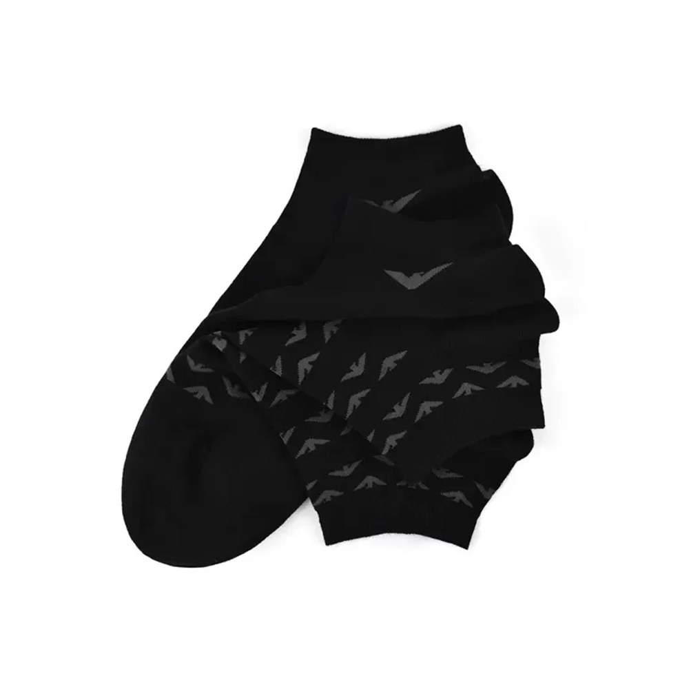 

Носки щиколоточные мужские 2 пары черные EMPORIO ARMANI, 2 пары (черный+черный)