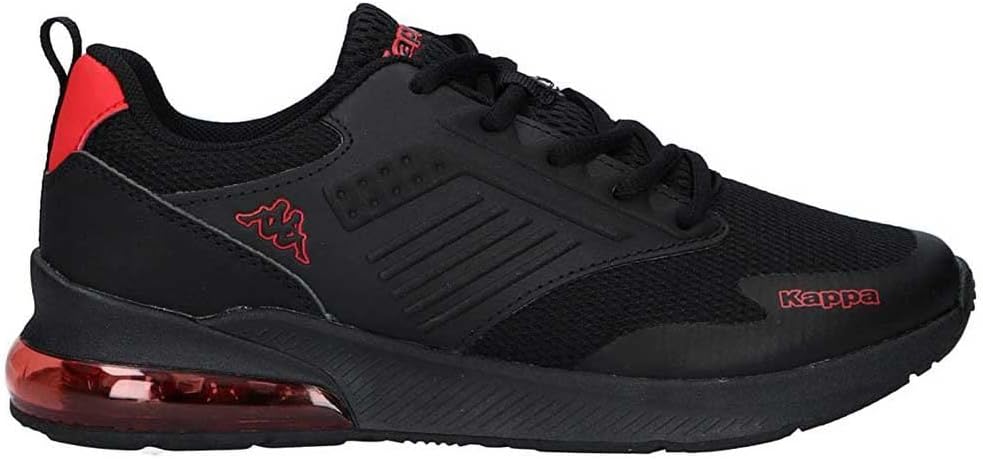 

Кроссовки Kappa Unisex Myagi Jr на шнуровке, черный/красный