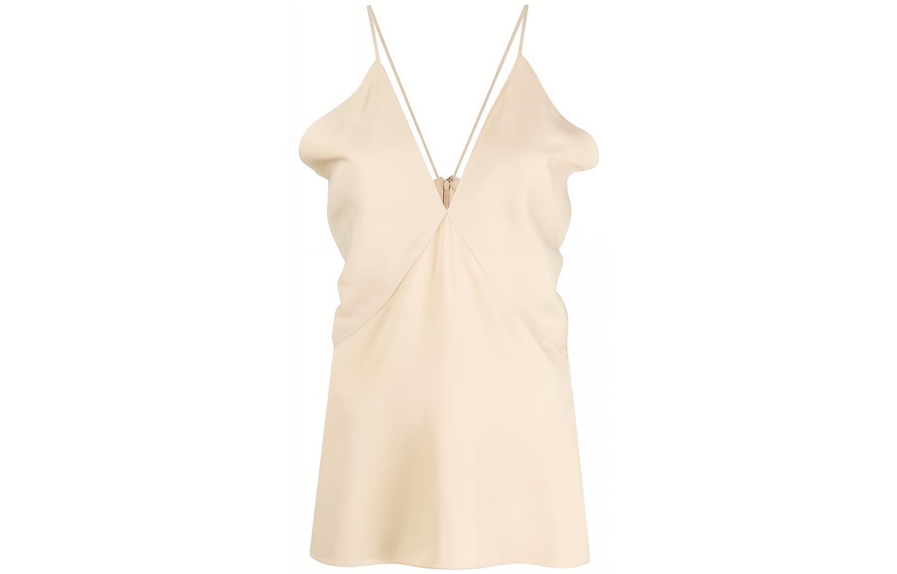 

Топ из хлопковой блузки с драпировкой TOTEME, Sandy Beige