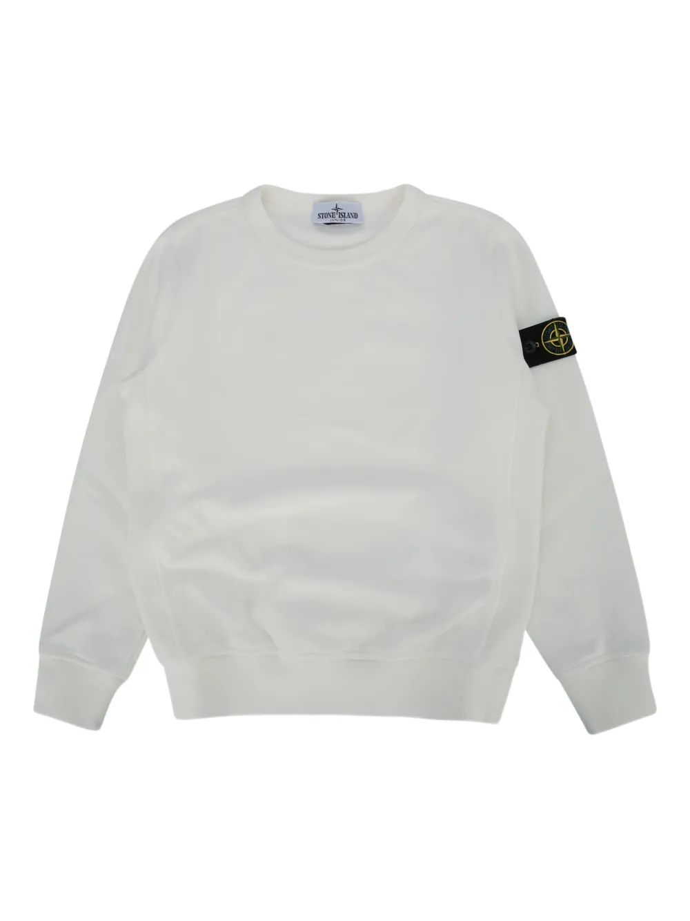 

Толстовка с нашивкой-логотипом Stone Island Junior, нейтральный