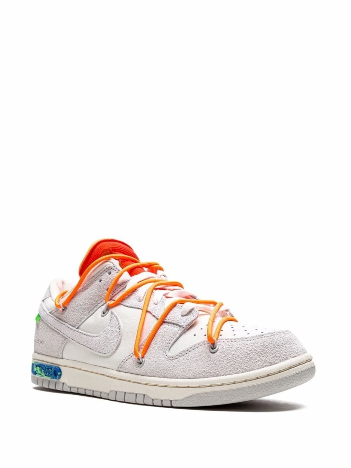 Кроссовки Dunk Low Lot 31 из коллаборации с Off-White Nike X Off-White, бежевый — фото 2