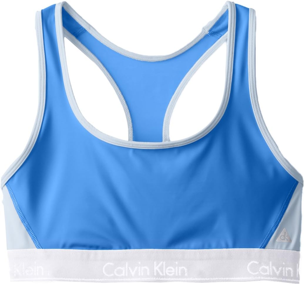 

Женский спортивный бюстгальтер Calvin Klein Flex Motion средней плотности со спиной-борцовкой, Aquarium Color Block