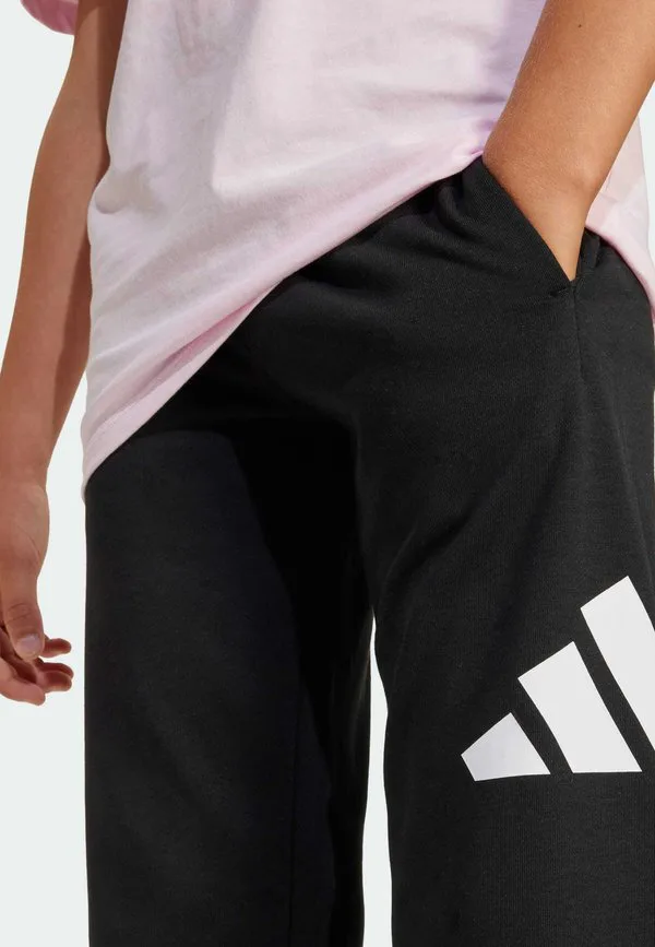 Основные брюки, спортивные штаны унисекс Adidas Performance, Black White — фото 4