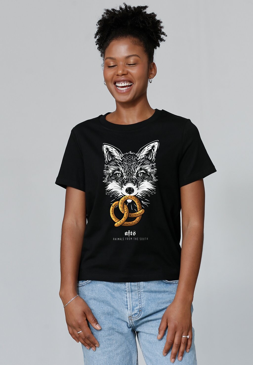 

Футболка с принтом FUCHS watapparel, черный