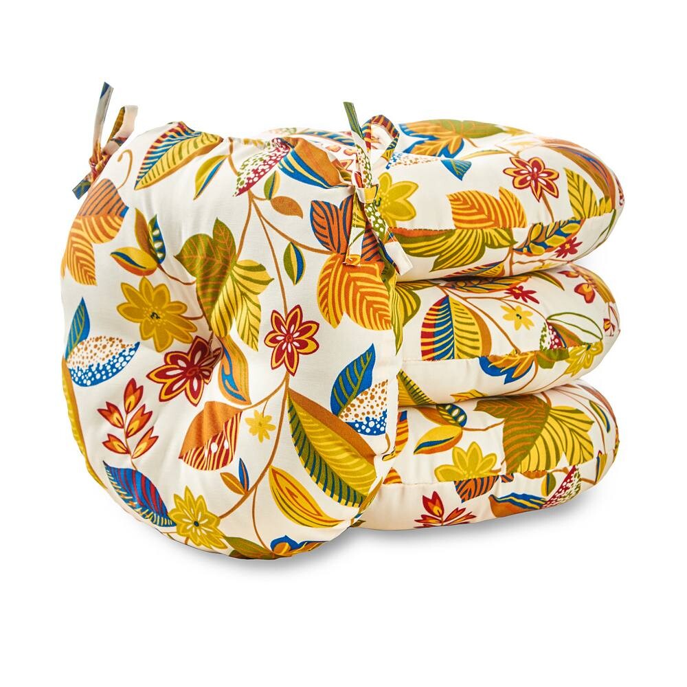 

Greendale Home Fashions: круглые подушки для стульев, 4 шт., цвет Skyworks