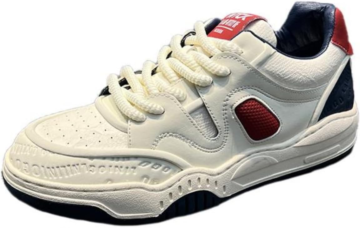 

Мужские кроссовки Comfort Fashion на шнуровке с толстой подошвой - амортизирующая промежуточная подошва, верх из сетки и замши, усиленный носок - дышащий дизайн для всех сезонов для скейтбординга, уличного спорта и повседневной носки Kpdwfms, бе...