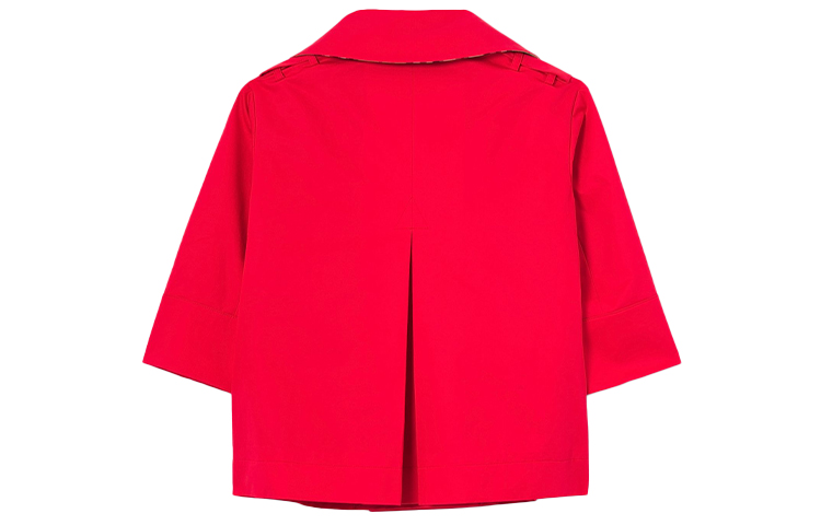 Детское пальто с отстегивающимся капюшоном Moderate Burberry, red — фото 4
