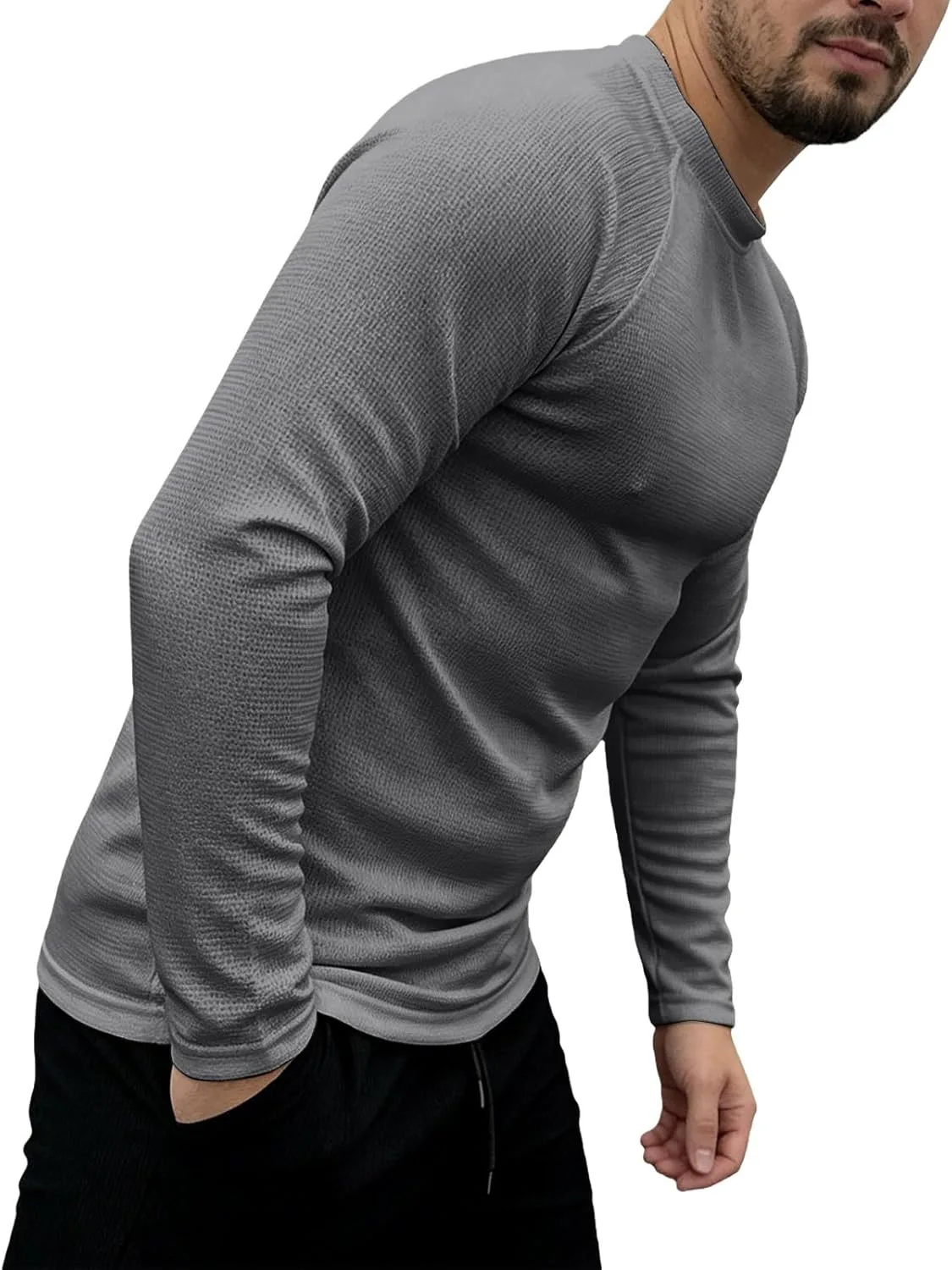 Мужская футболка Raglan с влагоотводящим эффектом Quick Dry — фото 4